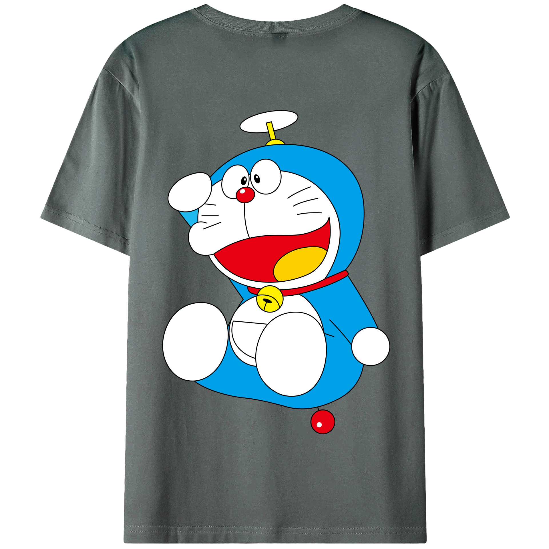 （画像用） ドラえもん Doraemon 綿100％半袖Tシャツ（背面プリント）